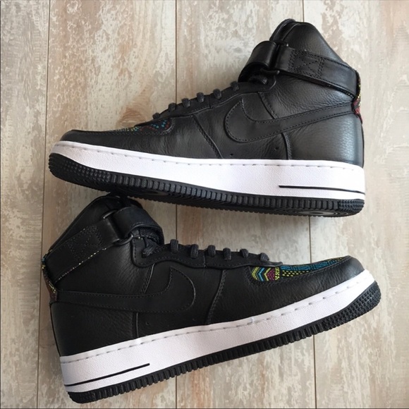 NWT Nike Air Force 1 QS Tribal Print black - Picture 7 of 8